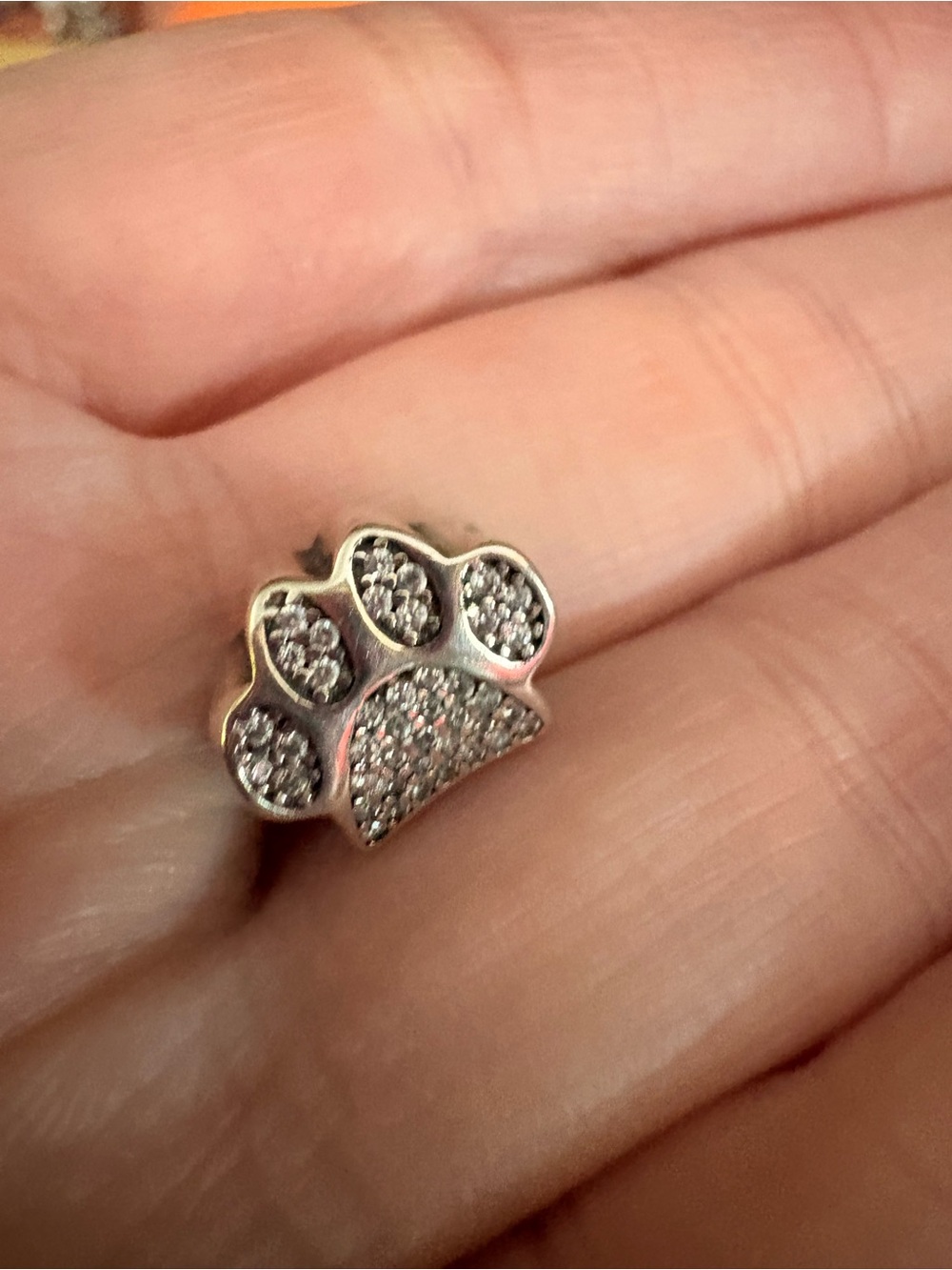 Linx paw print charm